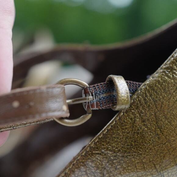 MOSCHINO Gold Metallic T-Strap Heels | Luxe Statement Pumps, 4โ Italian Chic EUC - Picture 13 of 16